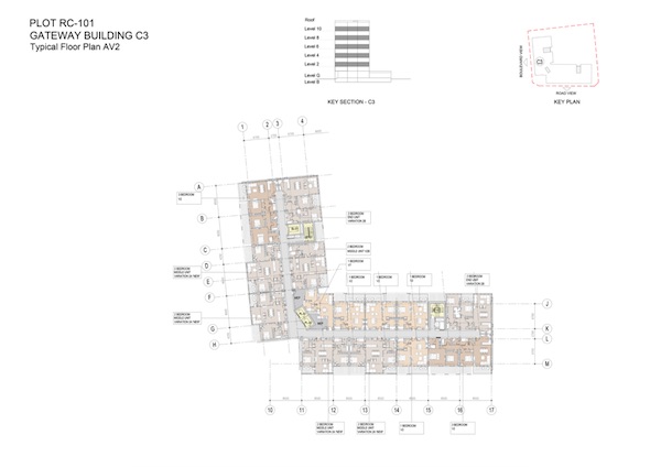 Gateway Building C3-Typical Floor Plan AV2