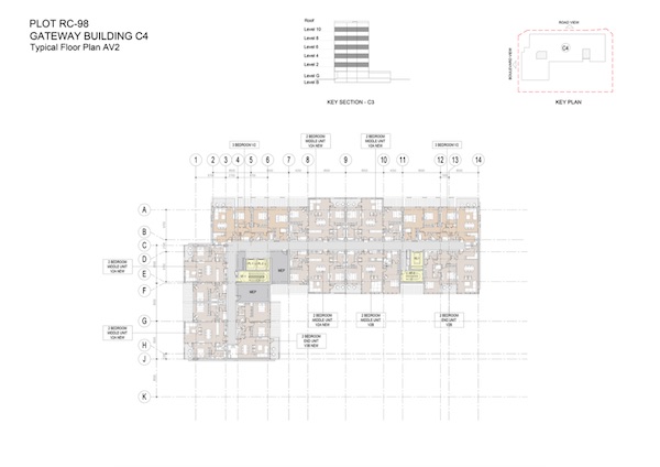 Gateway Building C4-Typical Floor Plan AV2