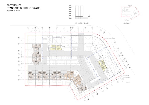 Standard Building B8 & B9-Podium 1