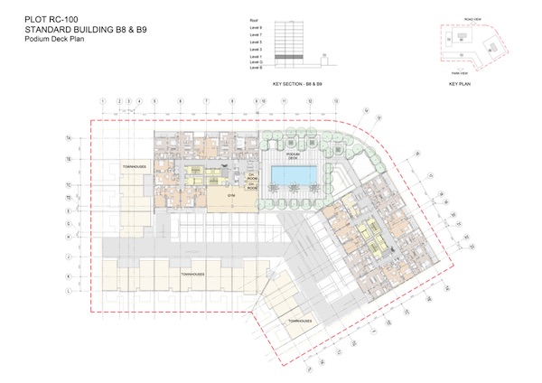 Standard Building B8 & B9-Podium Deck